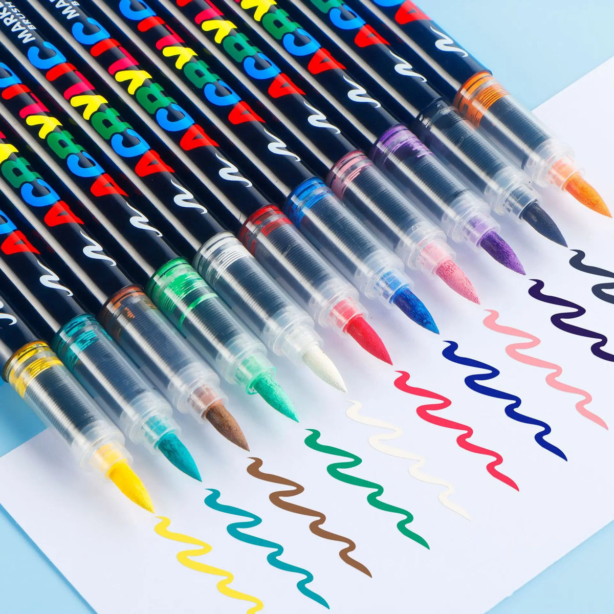 168 Colors Acrylic Markers Automatic Ink Control System