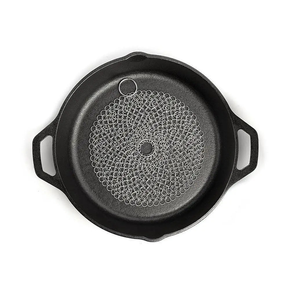 Cleaning Ring Stainless Steel Cleaner Chainmail Scrubber Brush