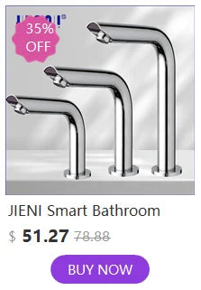Jieni Rose Gold Faucet 360 Swivel 3-Way Brass