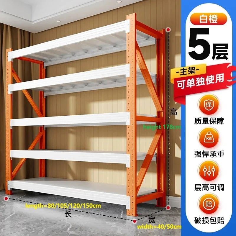 Multi-Layer Storage Shelves Supermarket Cargo Display Racks