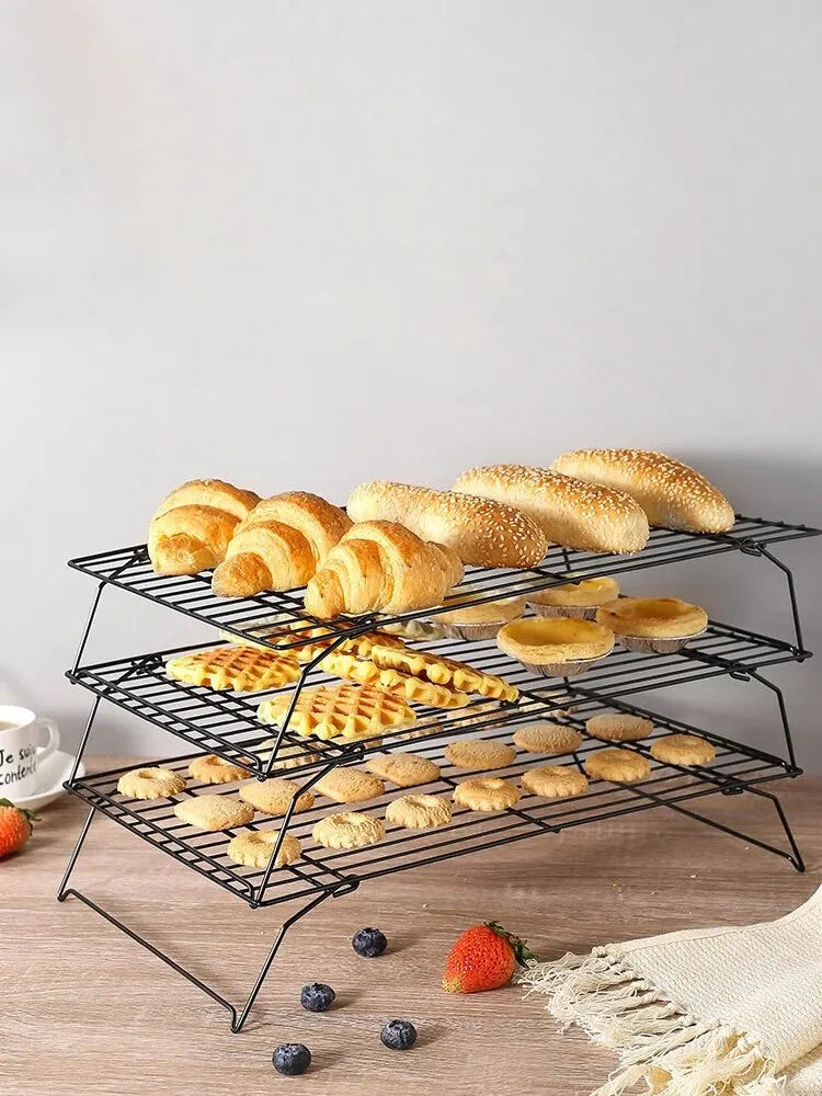 Non Stick Wire Grid Baking Tray Cake Cooling