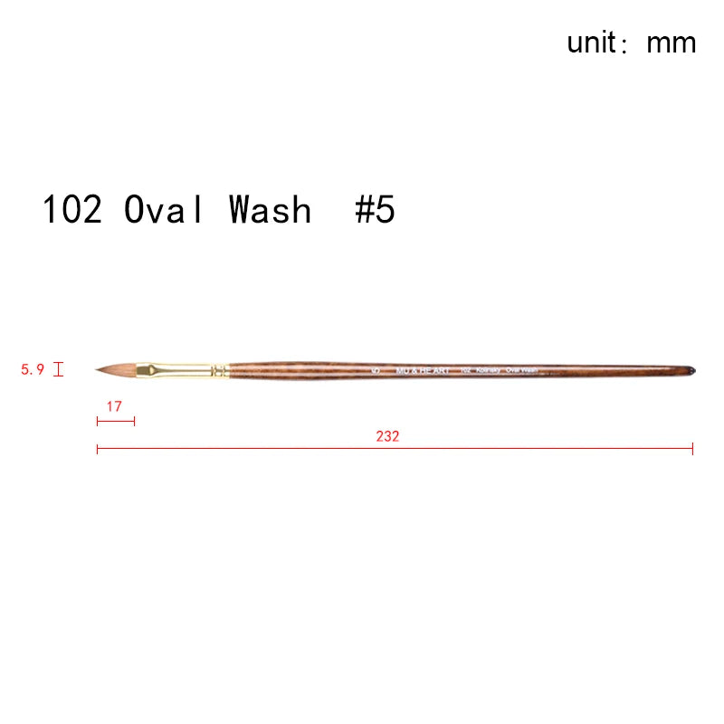 High Quality Pure Kolinsky Hair Artist Paint Watercolor