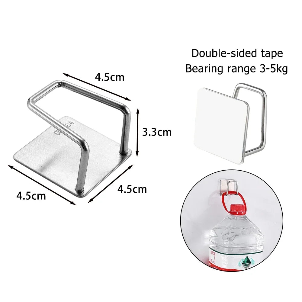 Sponge Rack Self-Adhesive Sink Sponge Drain Rack 304