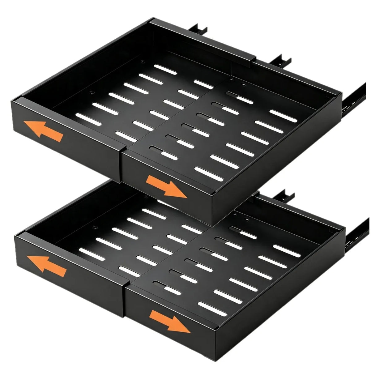 Telescopic Drawer Extendable Pull-Out Cabinet Storage Basket No