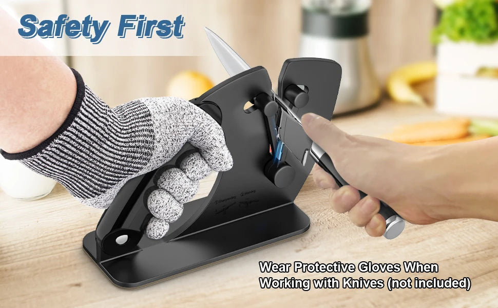 Knife Sharpener Sharpening Easy Safe Sharpening Chef Knife