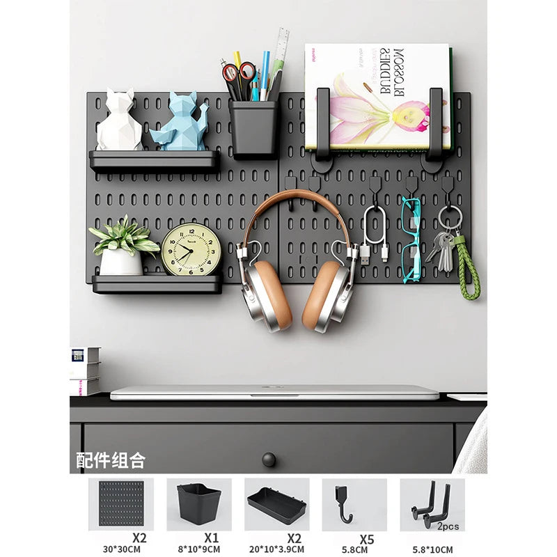 Wall Storage Decorative Boards Pegboard Wall Organizer Game