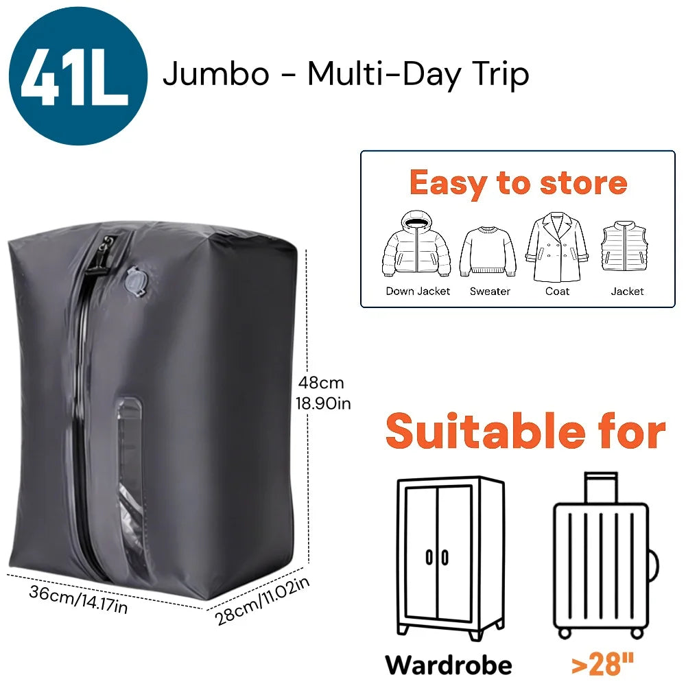 Durable Tear-Resistant Tpu Vacuum Compression Bags 9l-41l