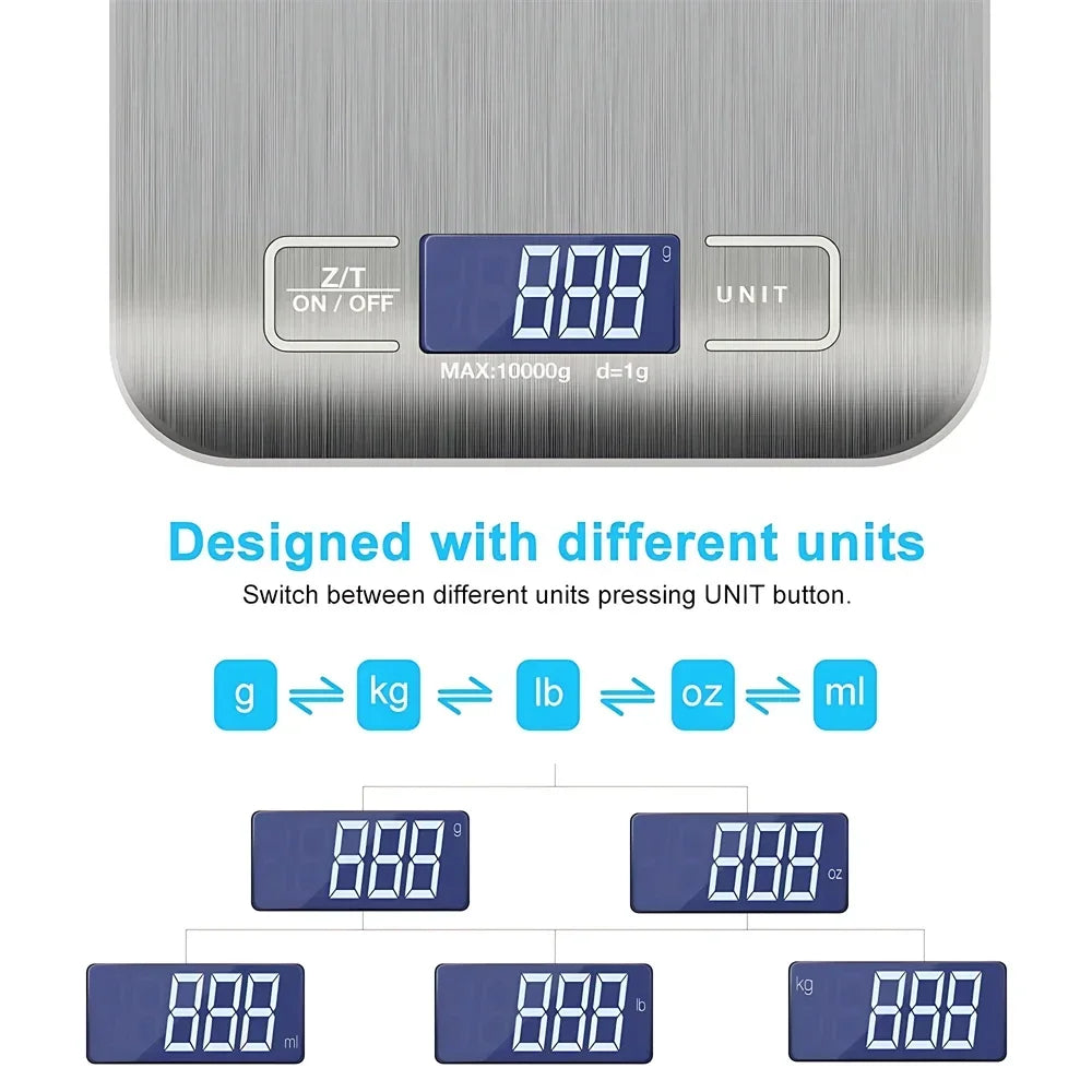 Digital Scale Multi-Function Weighing Scale Lcd Display Usb