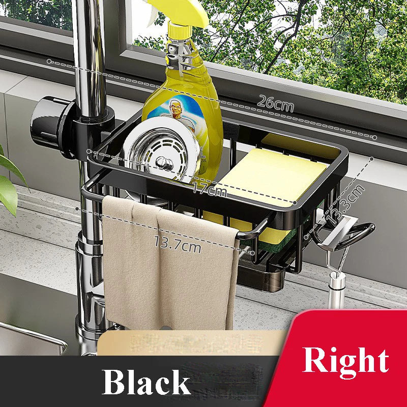 Faucet Organizer Sponge Holder Sink Adjustable Sink Organizer