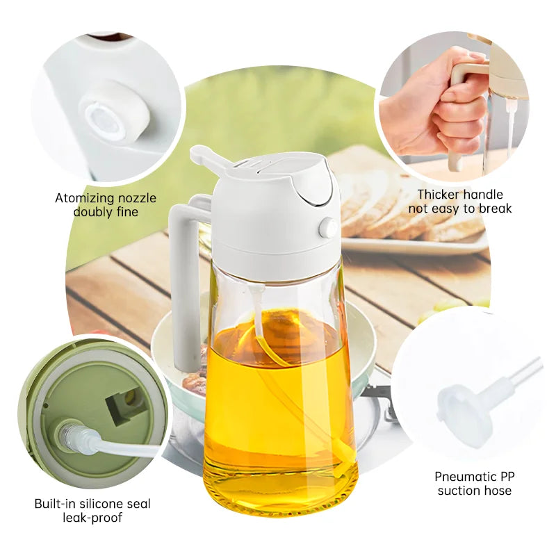 Oil Sprayer Oil Jar Can Pour Oil Spray