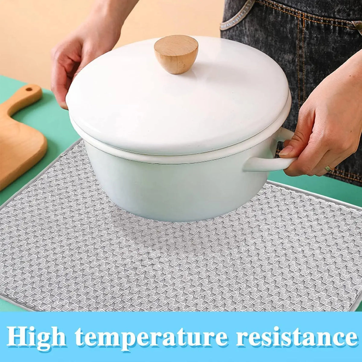 2pcs Drying Mats Use 50x38cm Super Absorbent Microfiber