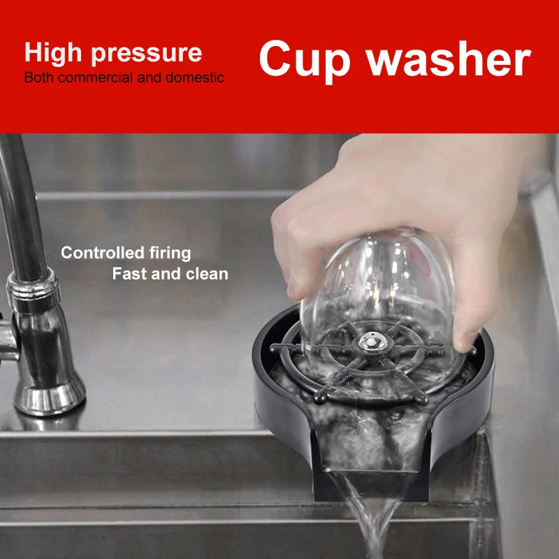 High Pressure Faucet Glass Rinser Automatic Glass Cup
