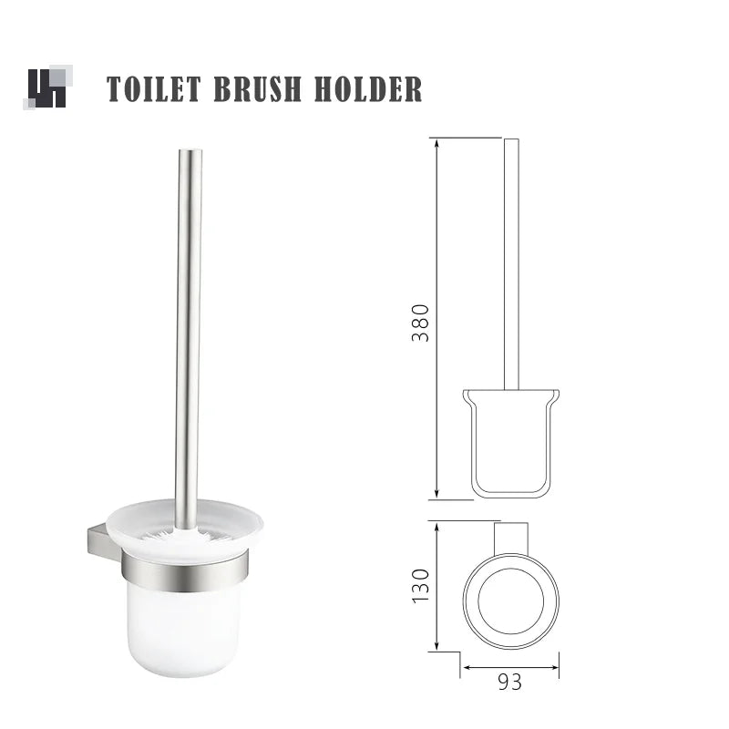 Brushed Towel Ring Holder Bar Rack Brush/Paper Holder
