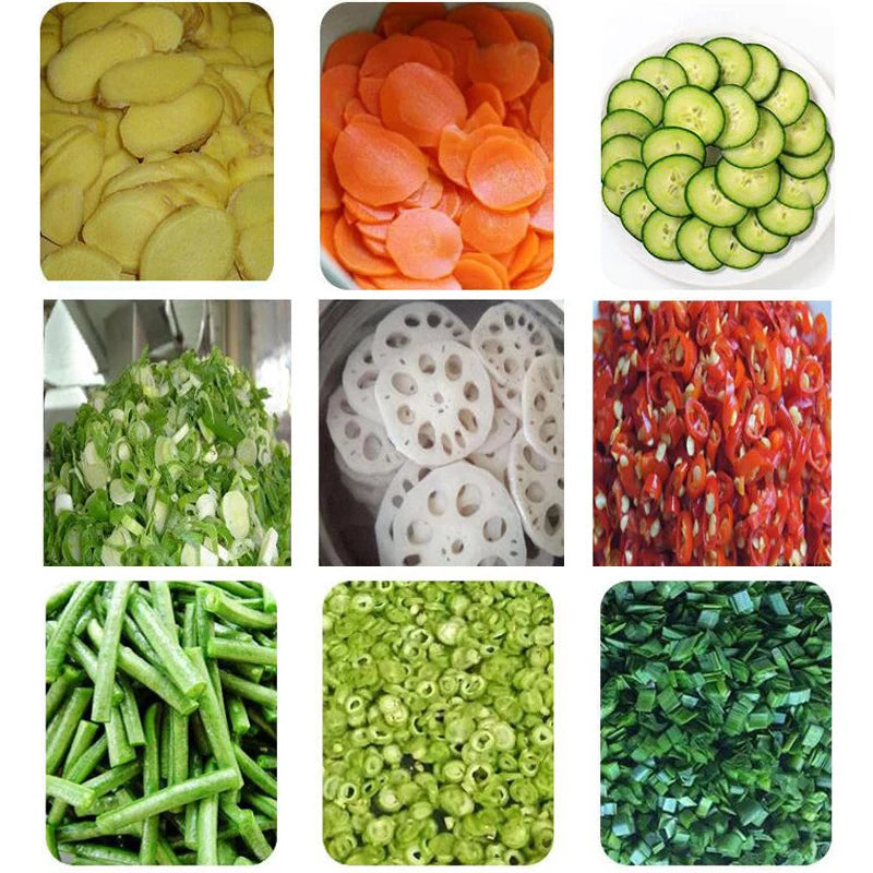 Commercial Vegetable Cutter Stainless Steel Electric Slicer Cut