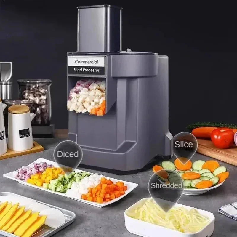 Commercial Vegetable Chopper In1 Electric Cutting Machine Carrot