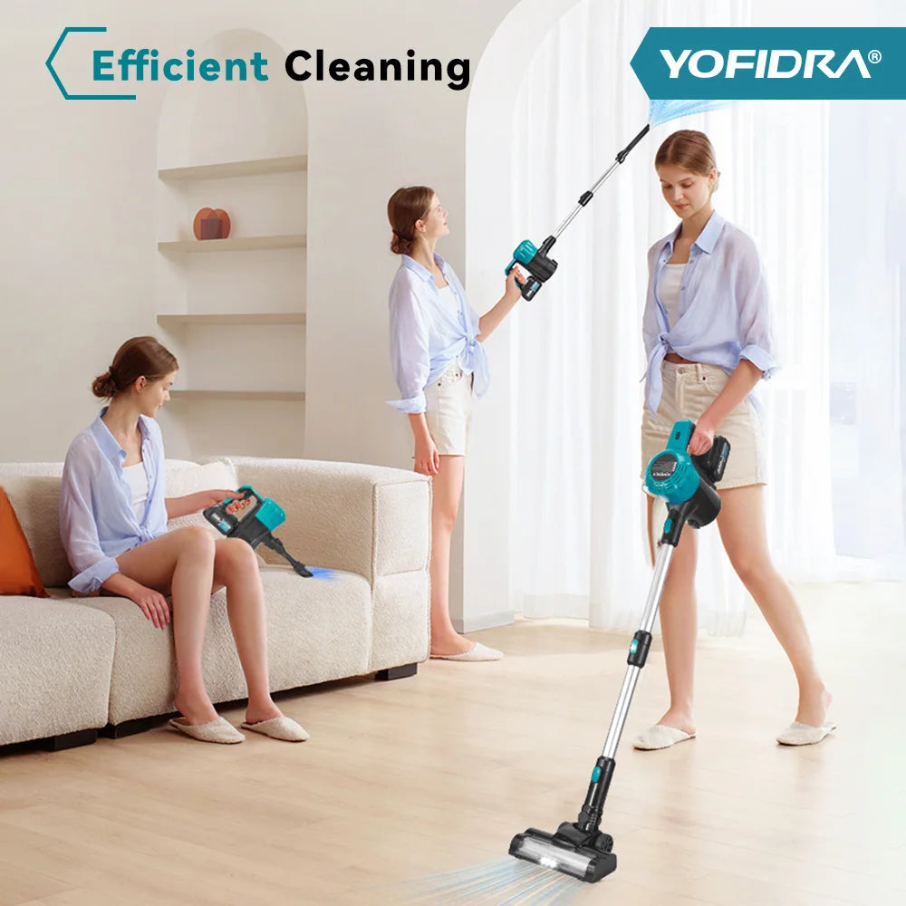 Yofidra Brushless Electric Vacuum Cleaner 1800w Cordless Powerful