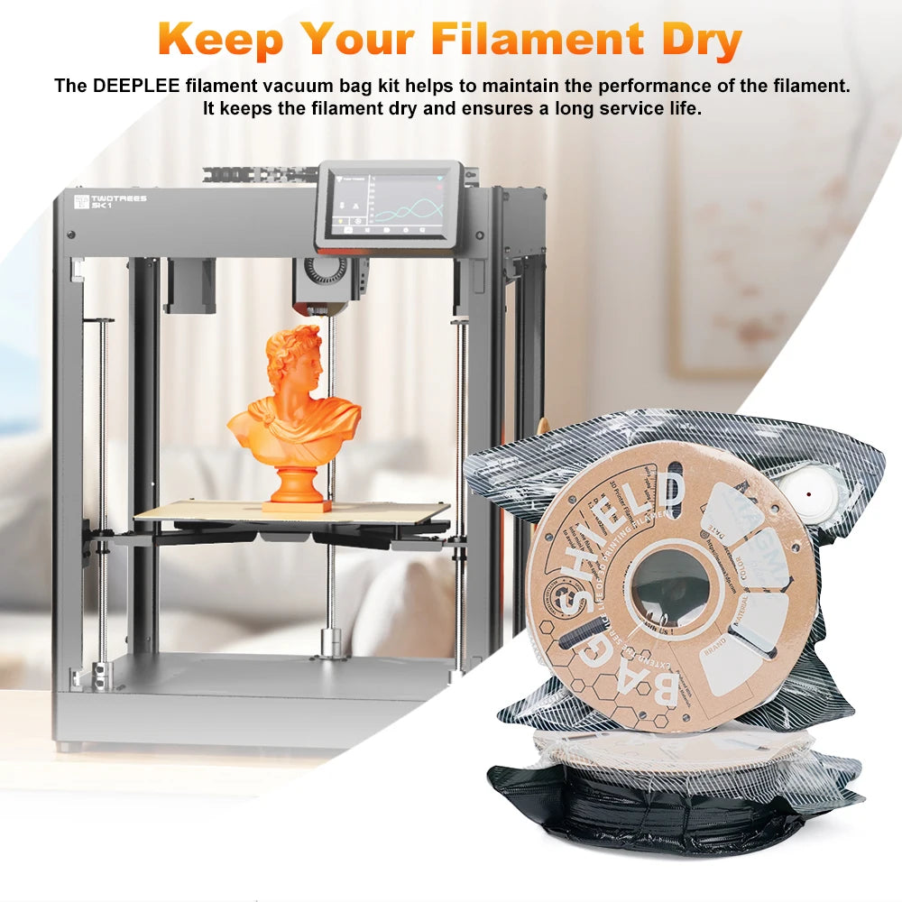 Upgraded Filament Storage Bag Pla Abs Petg Vacuum
