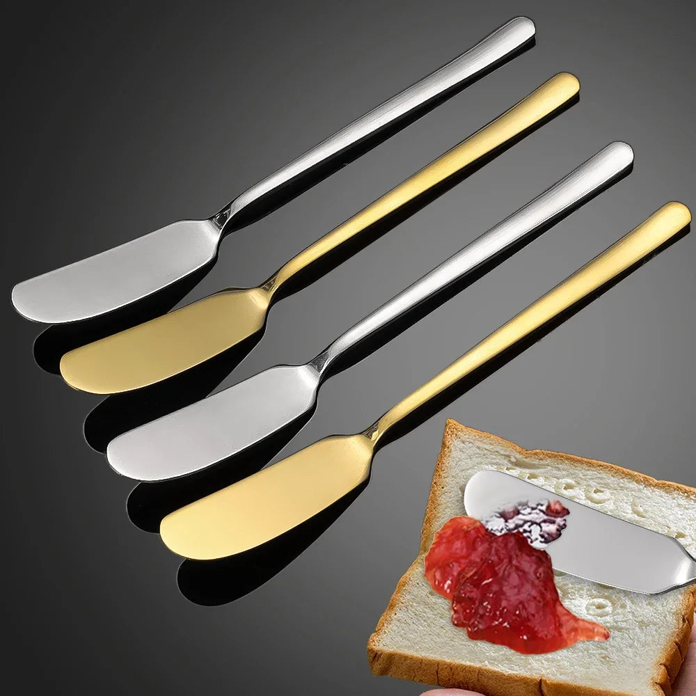 4/1pcs Butter Knifes Stainless Steel Cheese Cutter Knifes