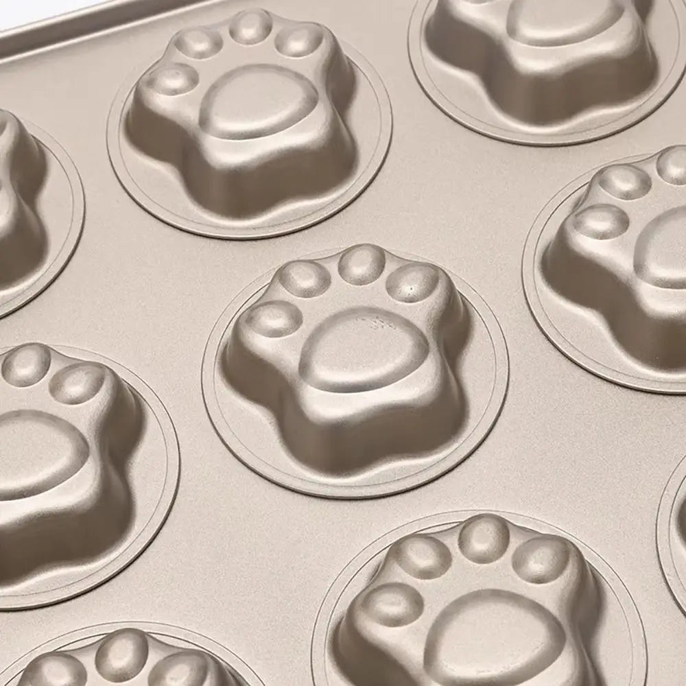 Cute 6/12 Cavity Cake Mold Non Stick Carbon