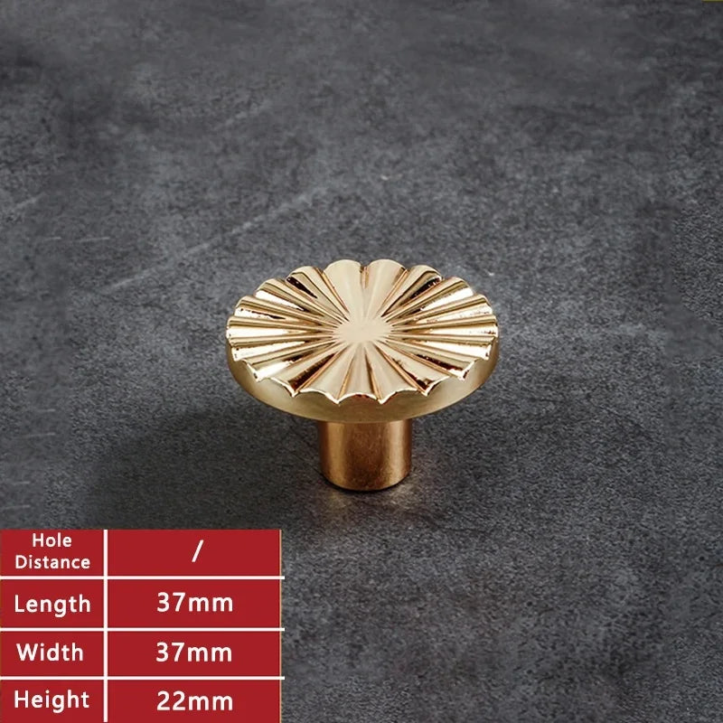 Wv Gold Handles Cabinet Storage Door Knobs Furniture
