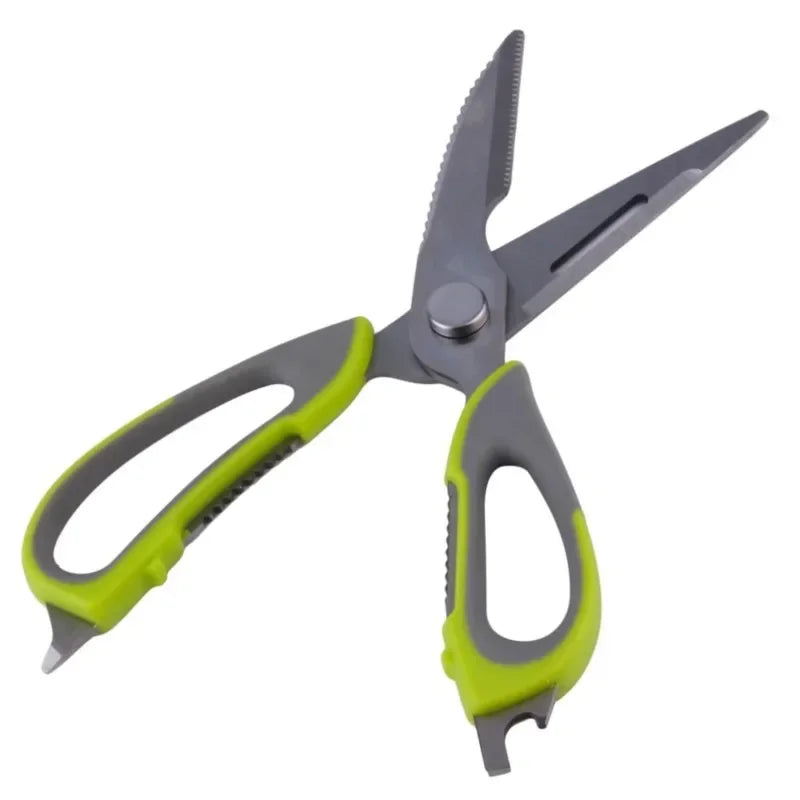 Stainless Steel Scissors Meat Chicken Bone Shears Bbq