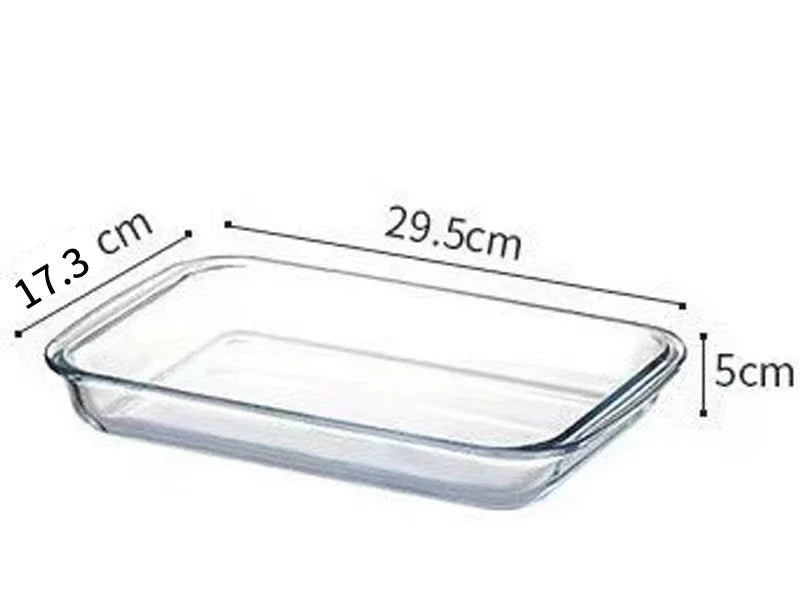 Bakeware Glass Platter Oven Baking Tray Baking Utensil