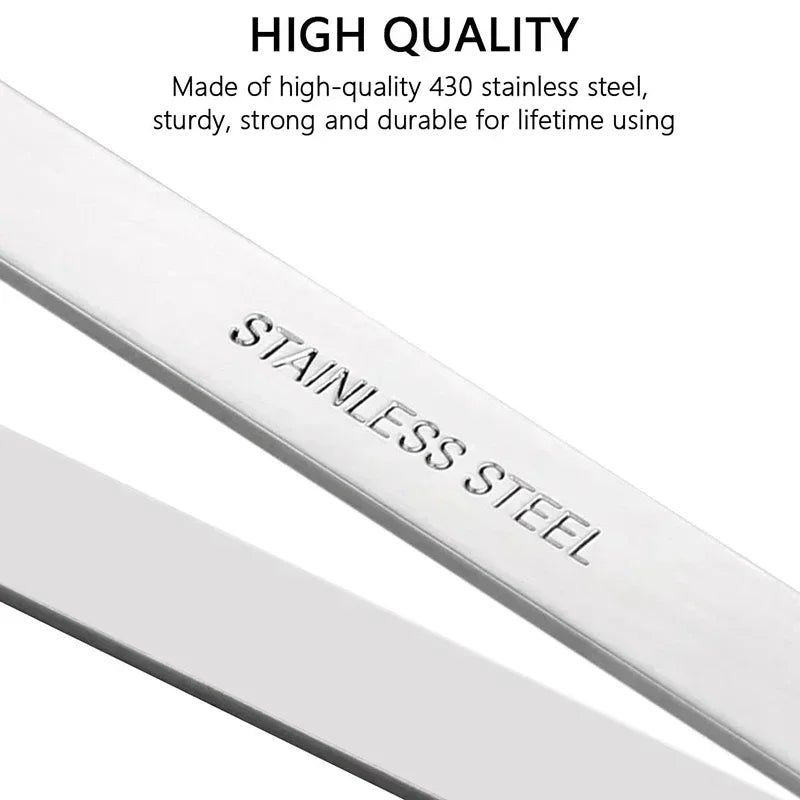 1pcs 430 Stainless Steel Fish Bone Tweezers Pincer