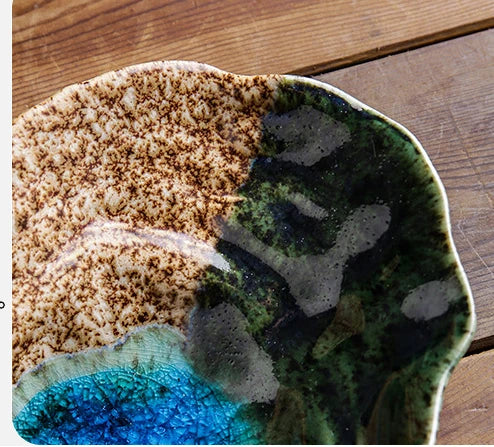 Japanese Restaurant Retro Creative Ceramic Kiln Change Tableware