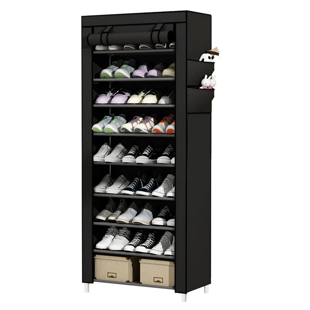 10 Layers Shoes Cabinet Cover Dustproof Shoes Storage