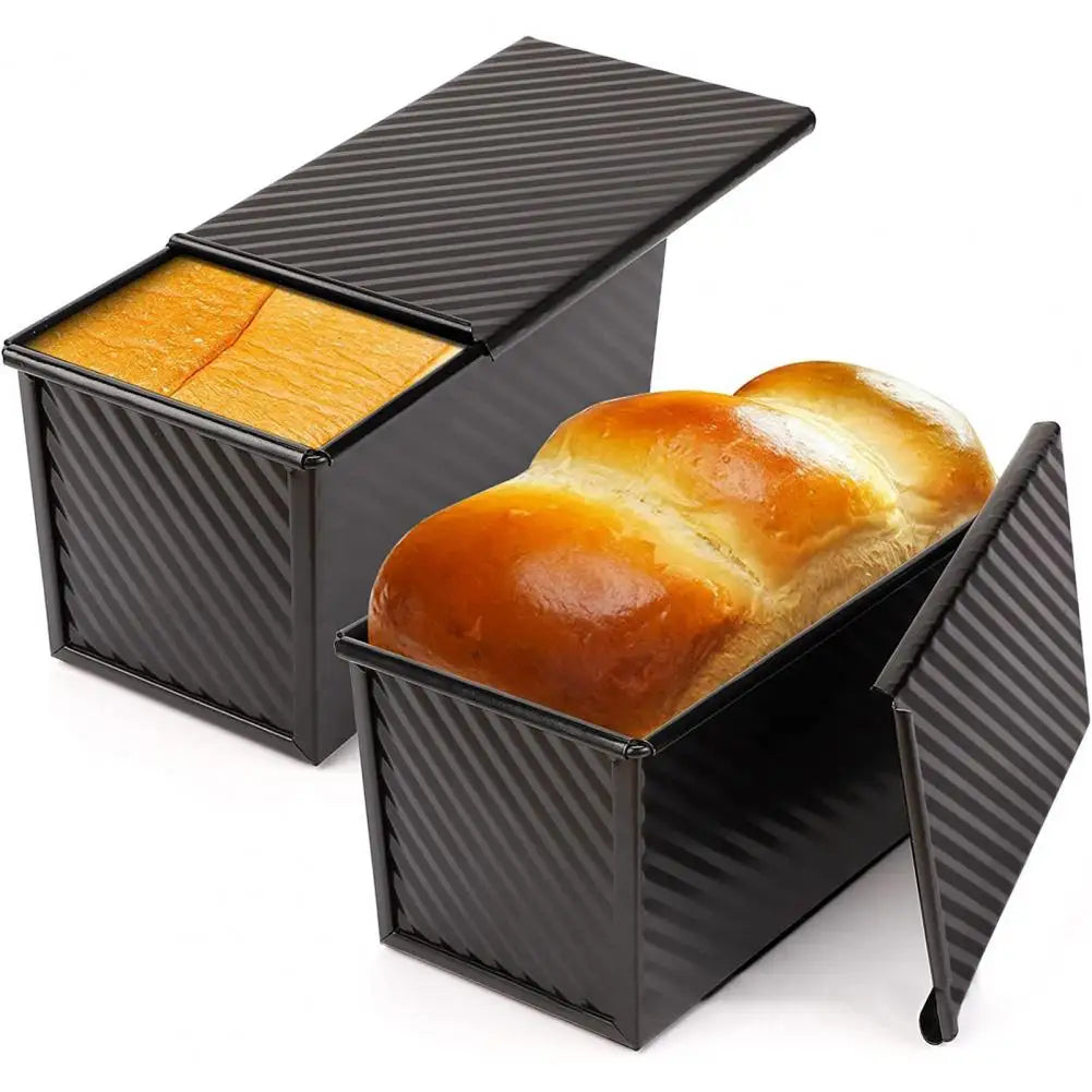 Corrugated Non-Stick Coating Bread Pan Heat Resistance Make
