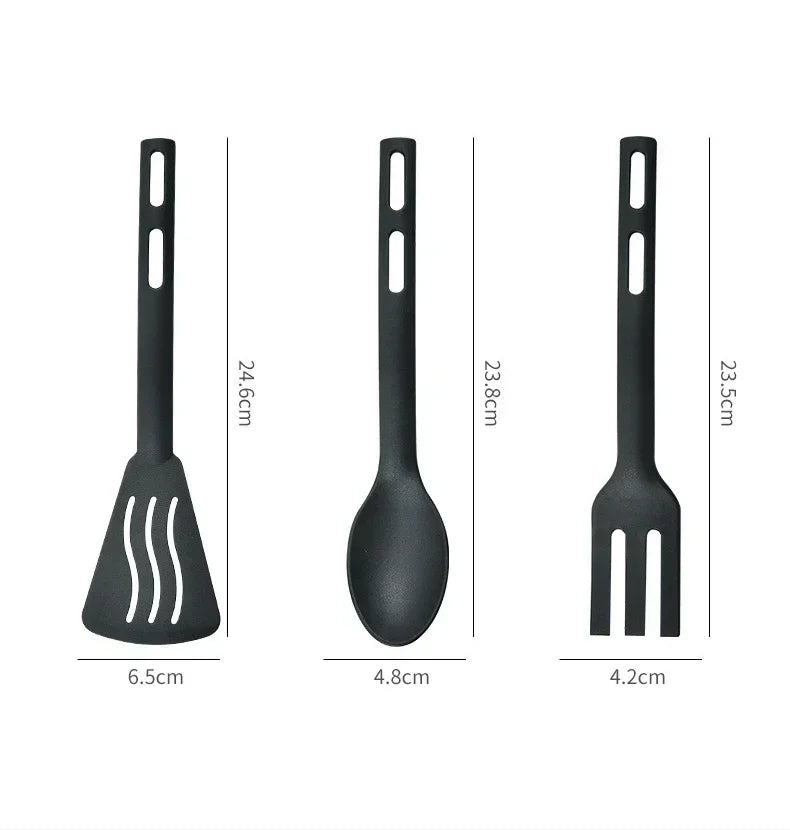 1/3pcs Nylon Utensils Kids Cooking Slotted Turner Solid