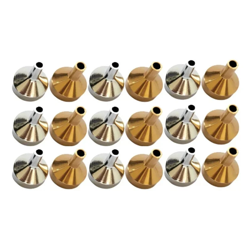 10/5/1pcs Stainless Steel Mini Funnel Detachable Filter