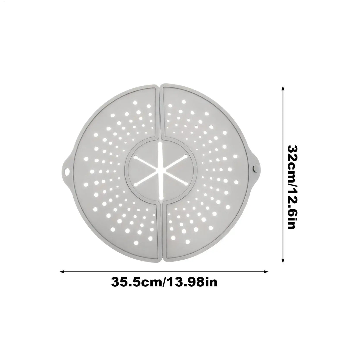 1pcs Oil Proofing Lid Filter Foldable Frying Pan