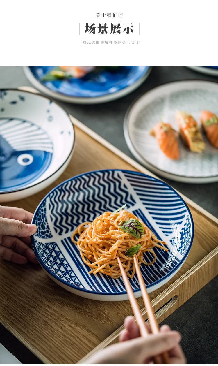 Japanese Ceramic Dish Deep Dish Restaurant Hotel Creative