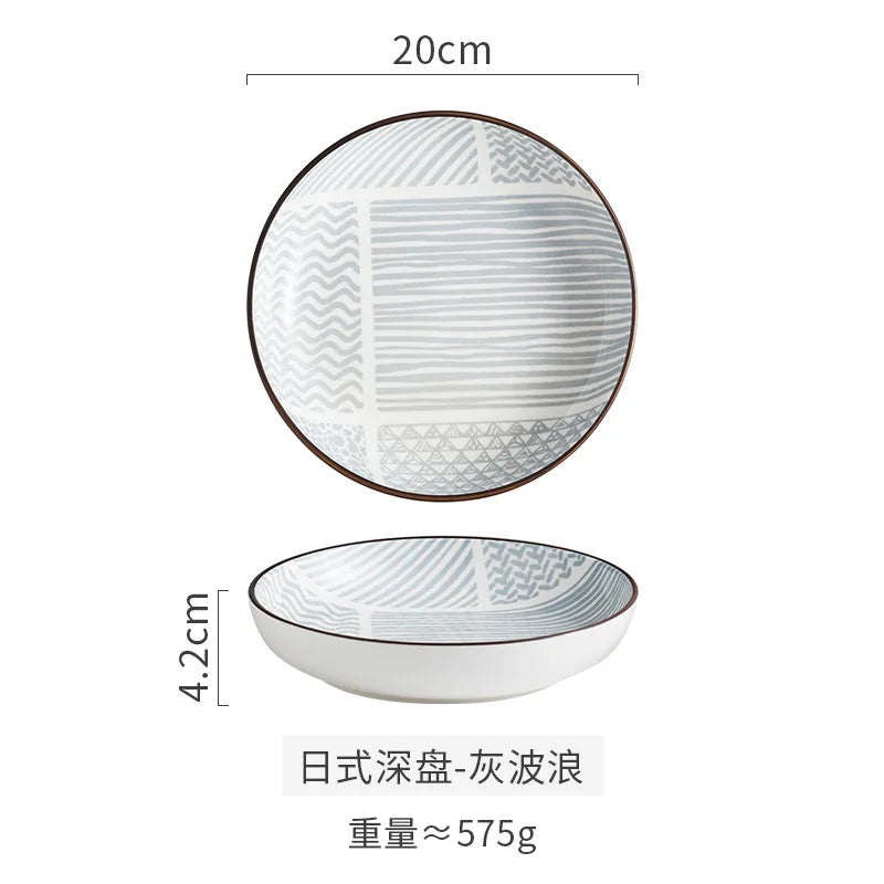 Japanese Ceramic Dish Deep Dish Restaurant Hotel Creative