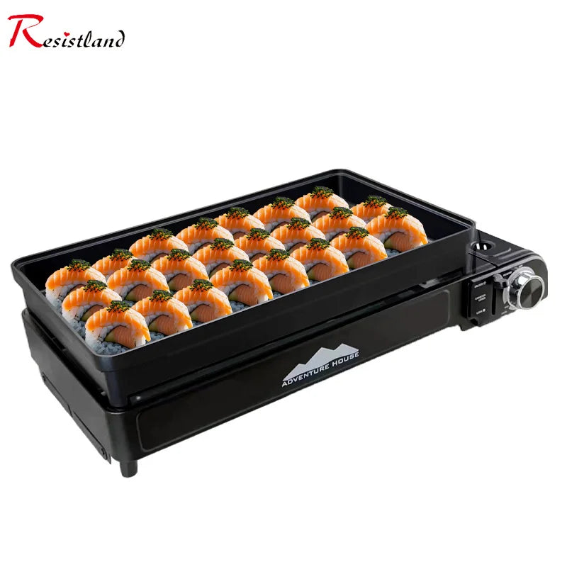 Camping Multi Gas Grill Bbq Stove Grill Folding
