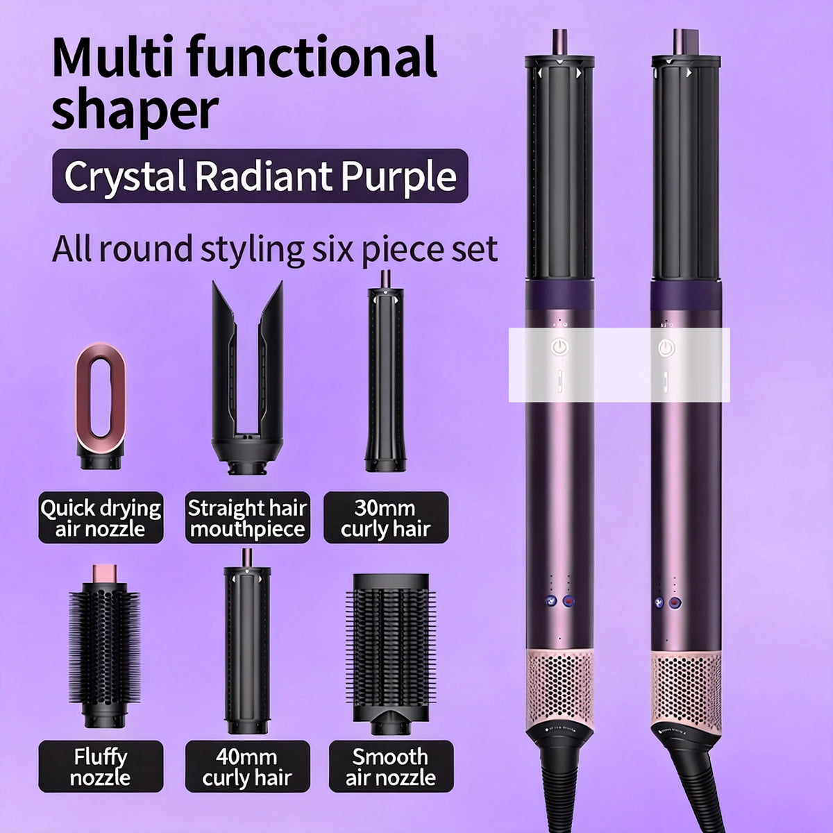 220v In Hair Styler & Hairdryer Brush 1700w