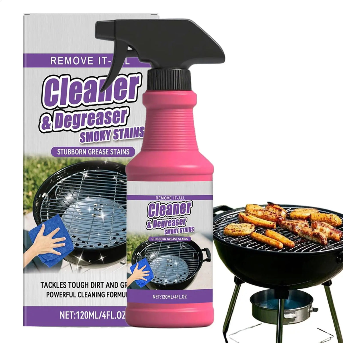 120ml Barbecue Rack Cleaner Powerful Cleaning Stubborn Grease