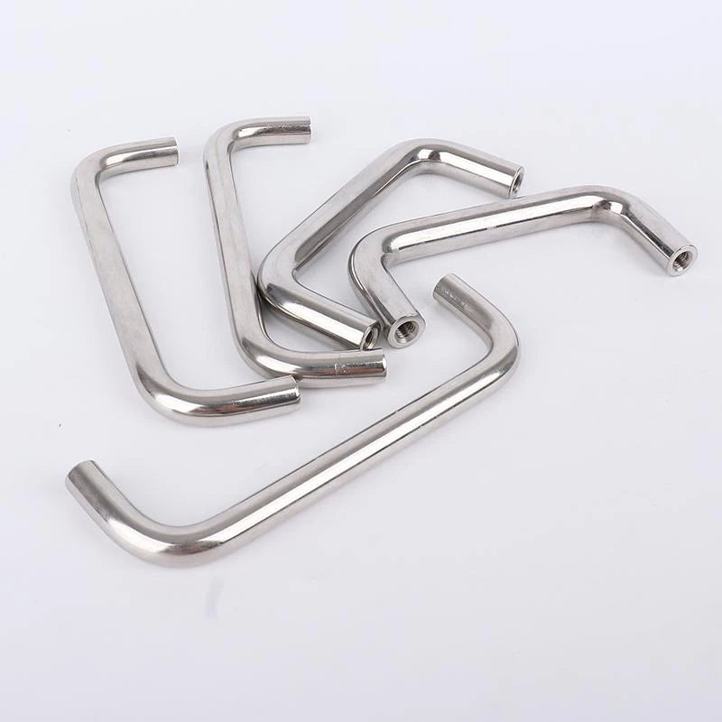 M4m5m6m8 Door Silver Cabinet Storage Handle Pull Solid