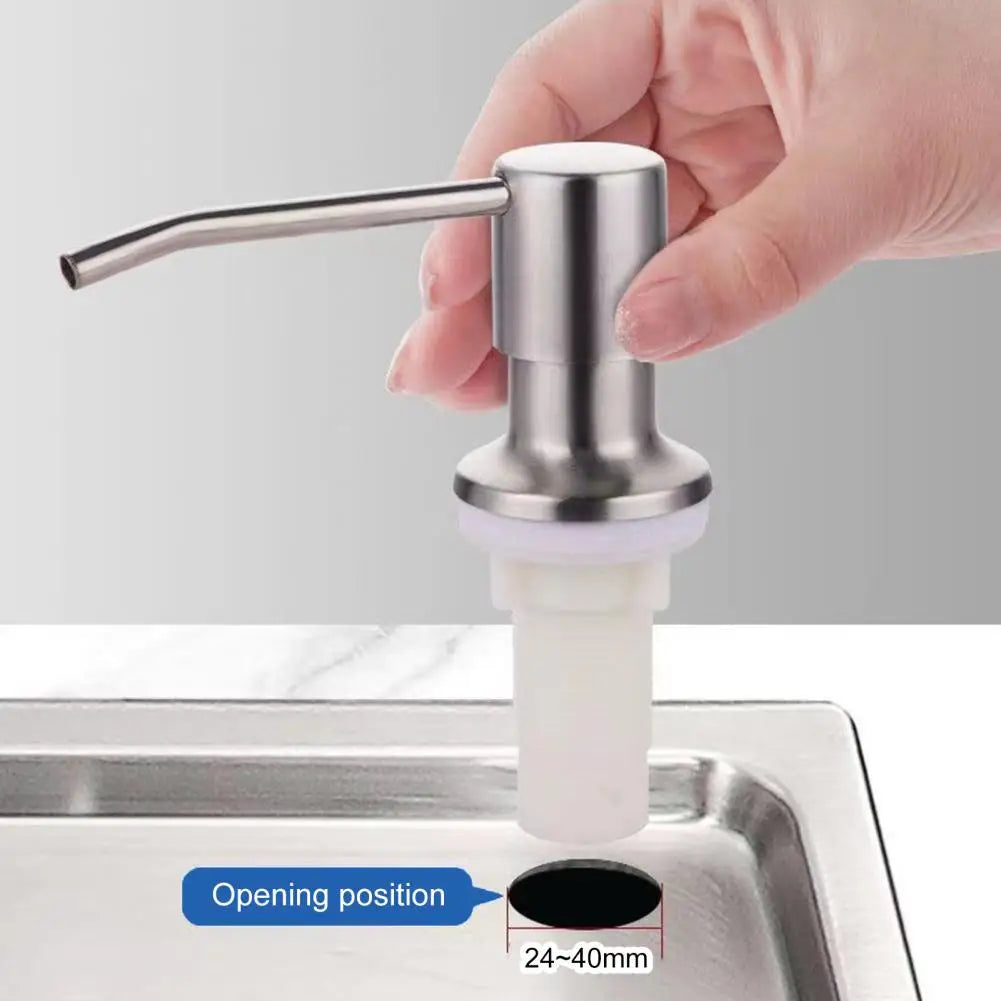 350/500ml Stainless Steel Soap Dispenser Versatile Anti-Rust