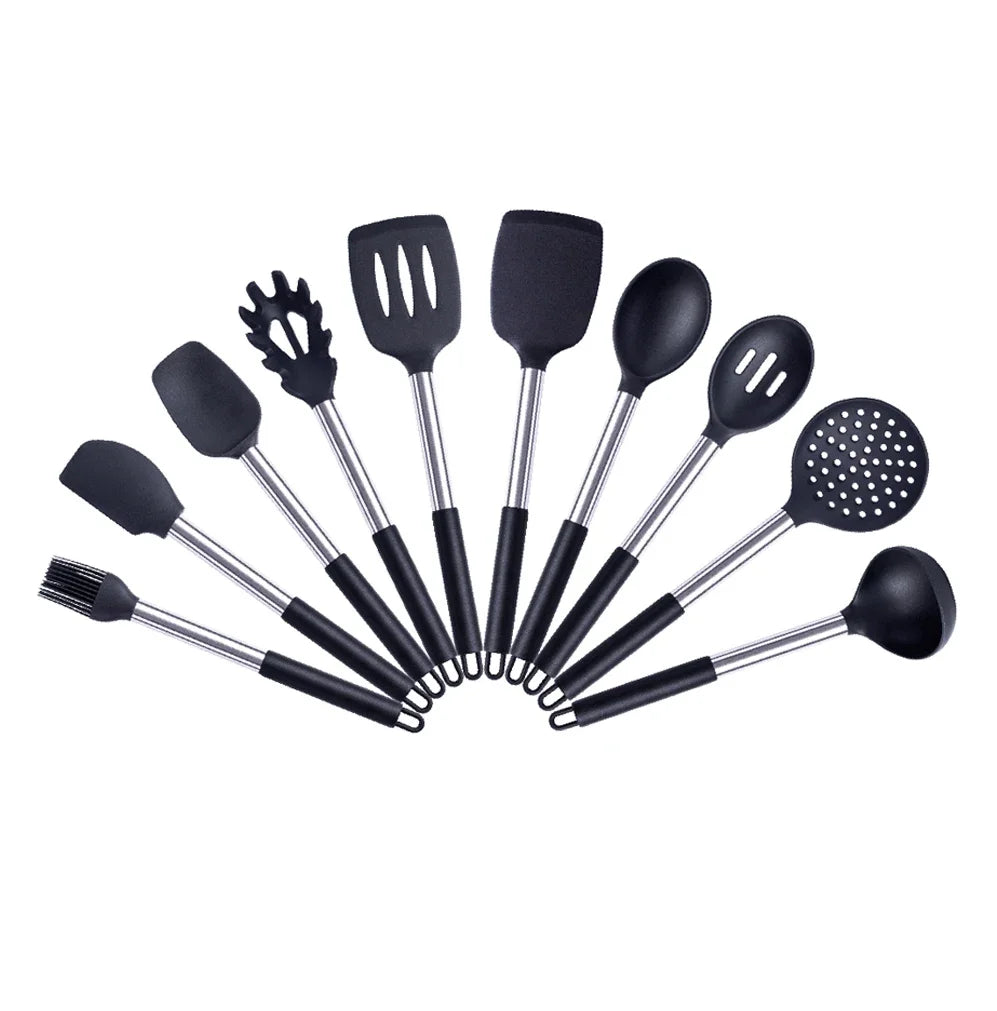 Quality Silicone Utensils Cooking Non Stick Kitchenware Heat