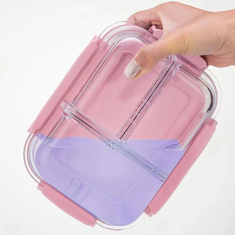 Style Lunch Box Glass 1050ml Microwave Bento Box