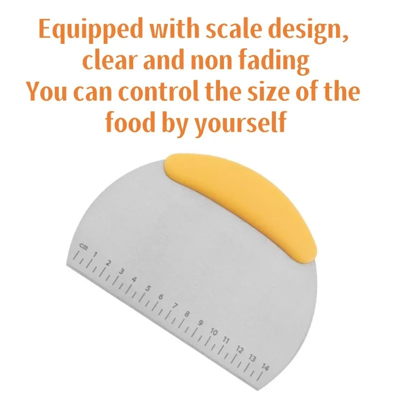 Stainless Steel Pastry Cutter Dough Scraper Pizza Chopper
