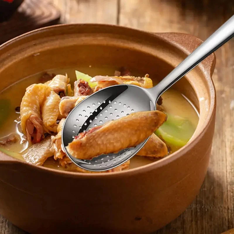 1/2pc Stainless Steel Ladles Serving Soup Rice Serving