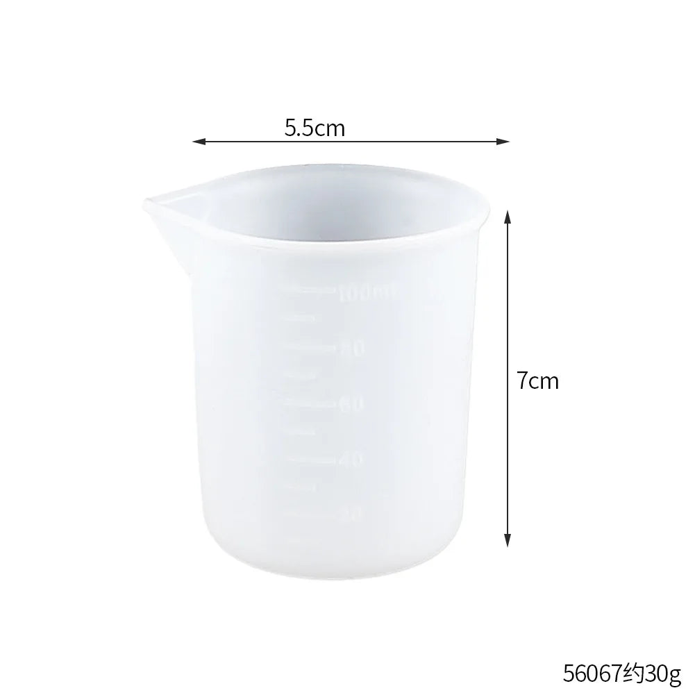 Resin Mixing Casting Kit Measuring Cups Wooden Sticks