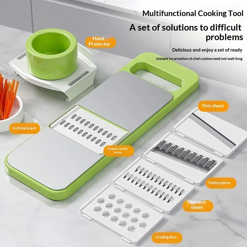 Vegetable Slicer Cutter Chopper Grater Potato Slicer Shredder