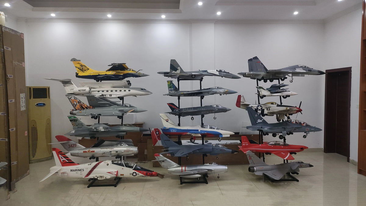 Adjustable Model Aircraft Stand Multi-Layer Storage Rack Indoor