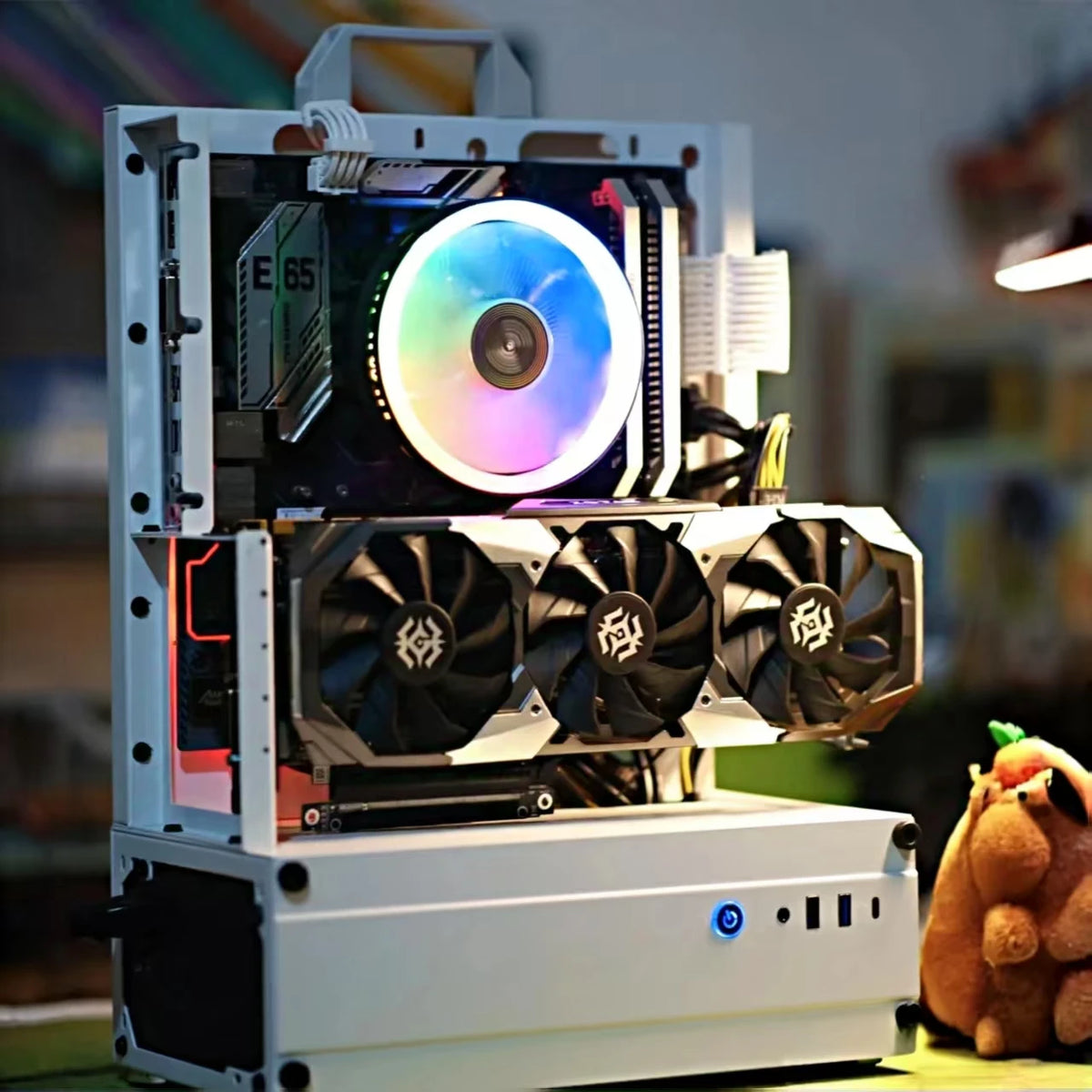 Open Frame Pc Case 240/360 Liquid & Air