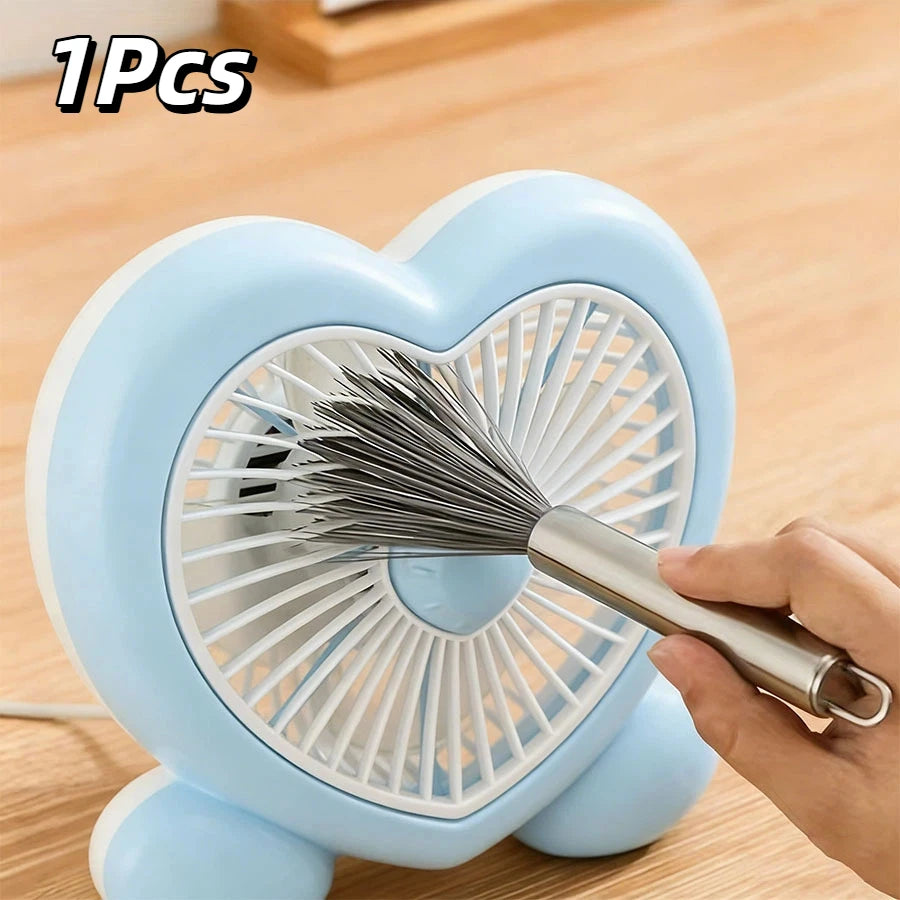 1pc Long Handle Wall Hanging Cleaning Brush Fan