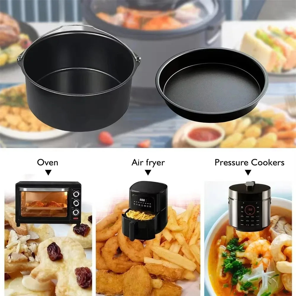 6/7/8 Inch Non-Stick Cake Pan Oven Air Fryer